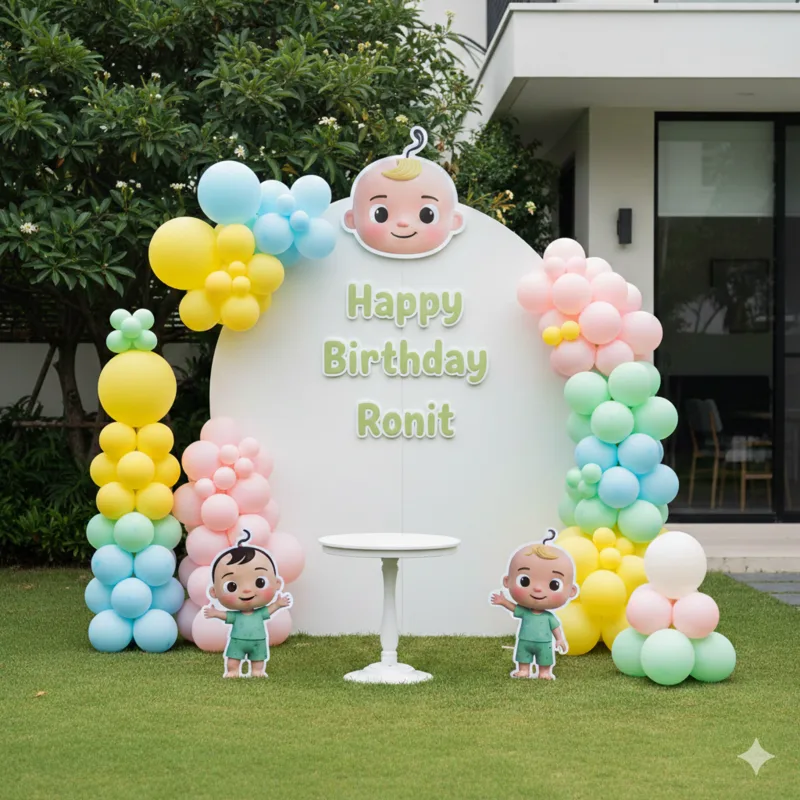 Premium Cocomelon Birthday Setup