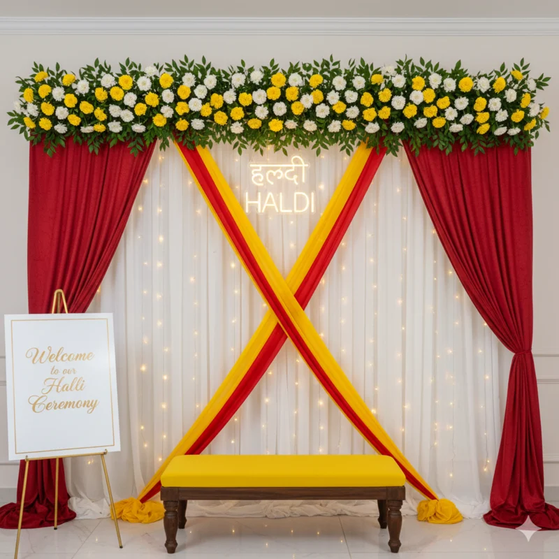 Haldi Ceremony Decoration