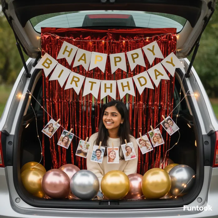 Simple Car Boot Decor