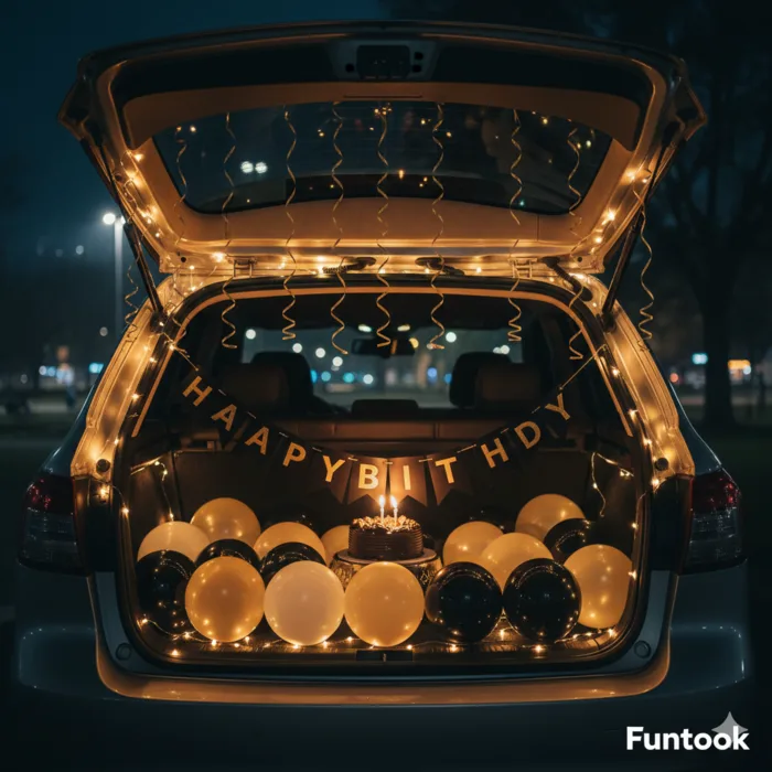 Classic Car Boot Decoration