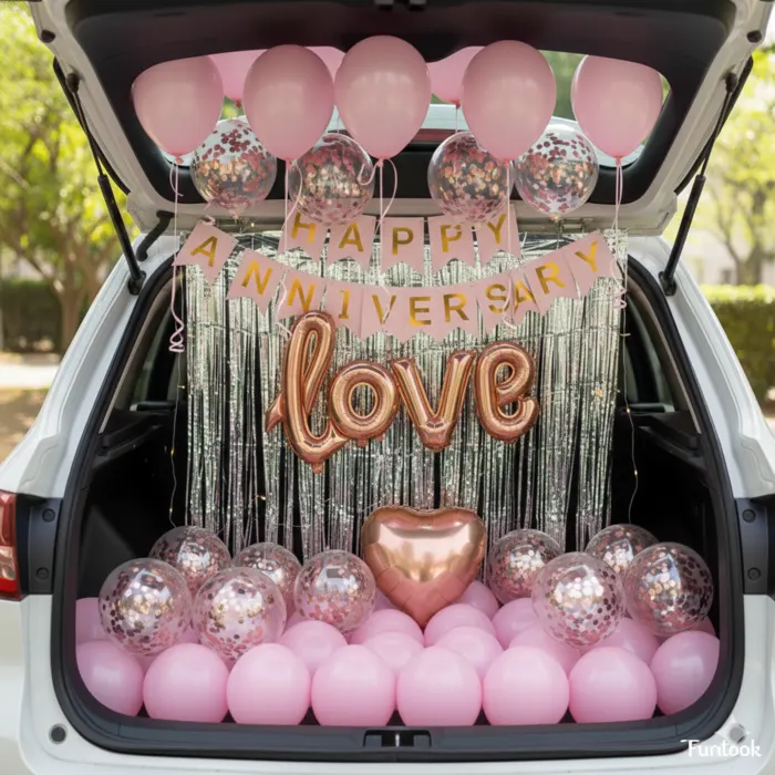 Anniversary Car Boot Decoration 
