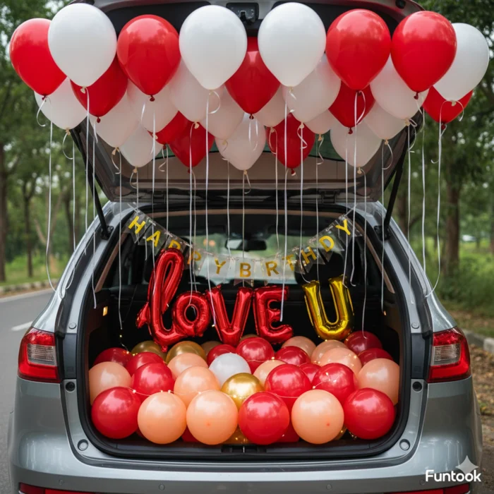 Suprising Love Car Boot Decoration