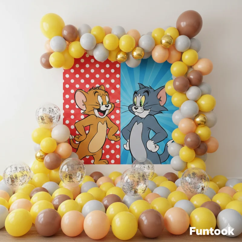 Tom & Jerry Kids Theme Birthday Decoration