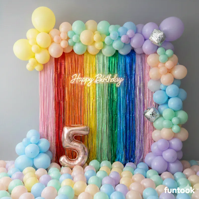 Colour Pop Rainbow Theme Decor