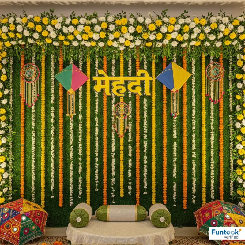 Indian Mehndi Decoration 2