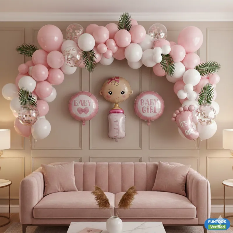 Beautiful Arch Baby Welcome Decor