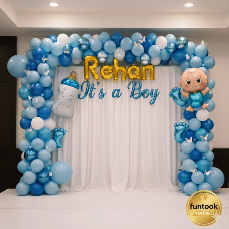 Welcome Baby Backdrop 2