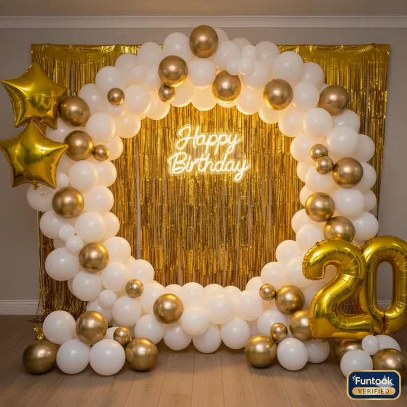 Simple Birthday Ring Decor