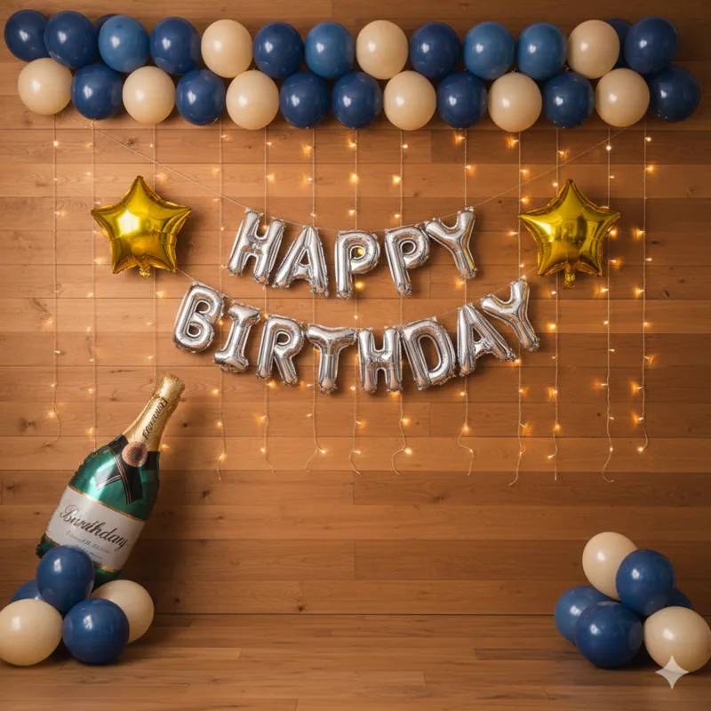 Simple Birthday Wall Decor