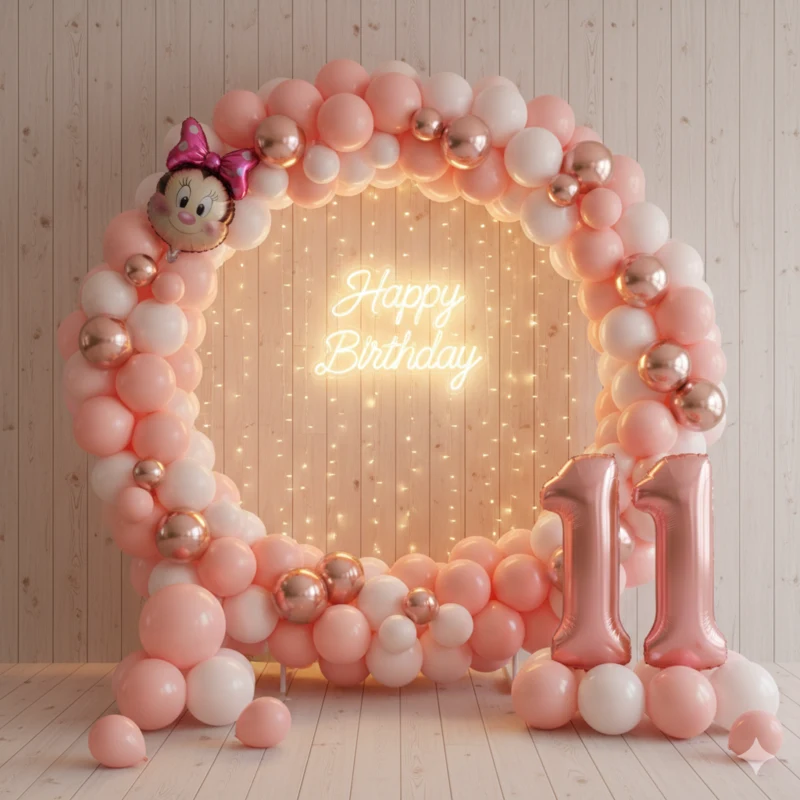Mini Mouse Ring Birthday Decoration 2