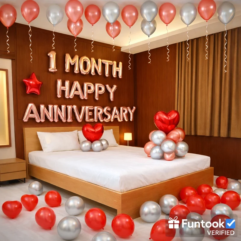 1 Month Anniversary Decoration 2
