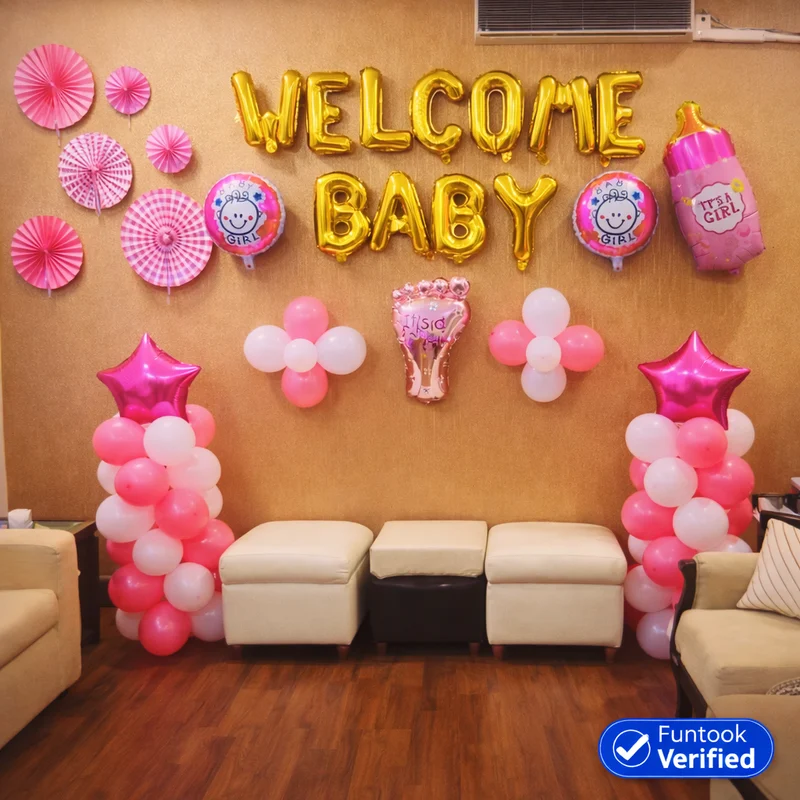 Welcome Decoration for New born Girl  2