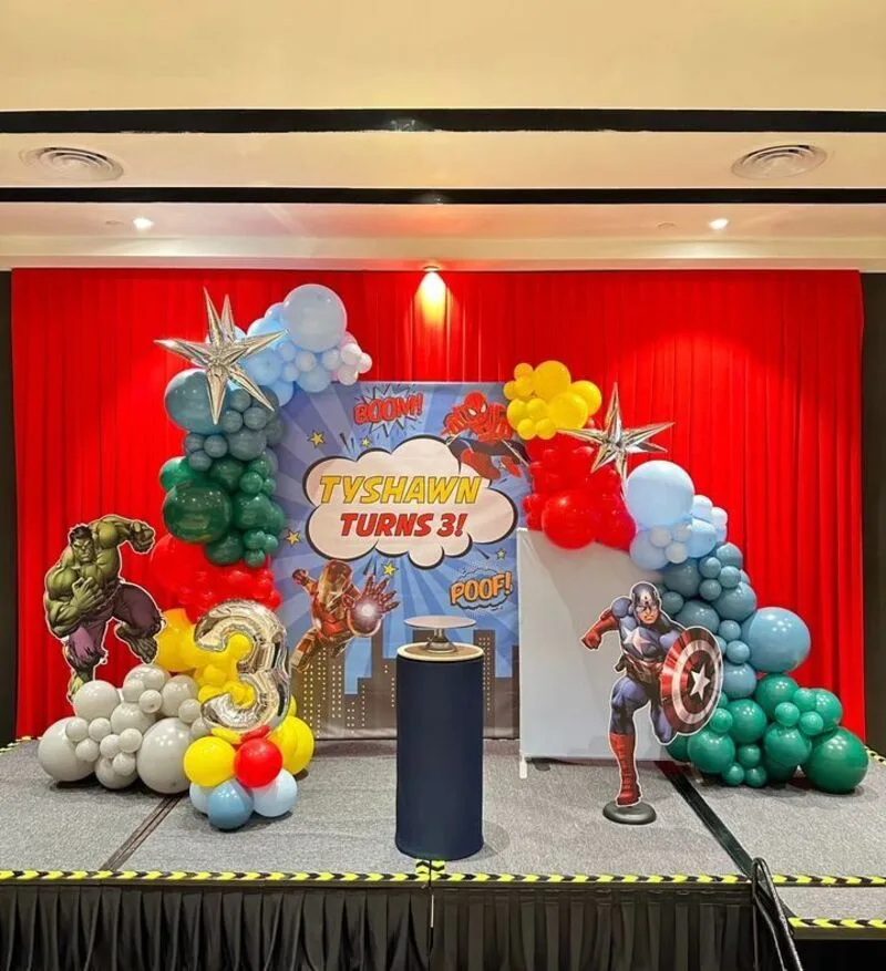 Superhero Theme Birthday Decoration  2