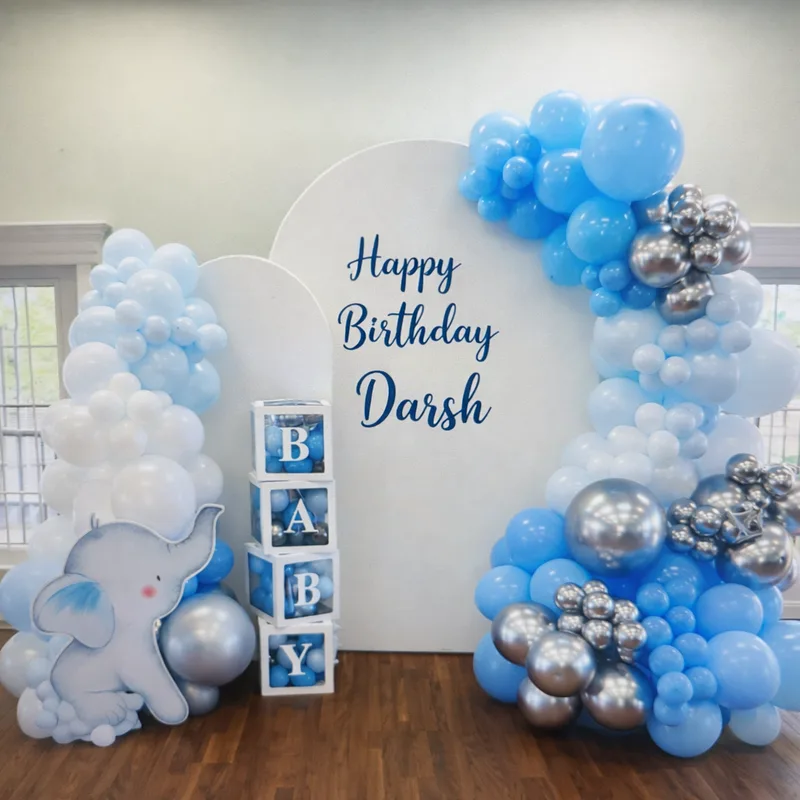 Baby Elephant Birthday Decor
