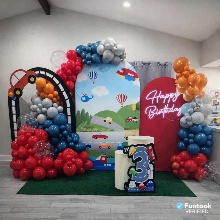 Car Theme Birthday Decor 2