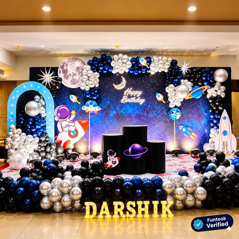 Space Explorer Birthday Decoration  1