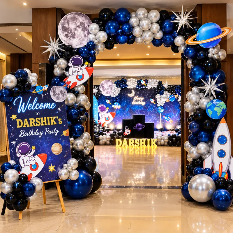 Space Explorer Birthday Decoration  2