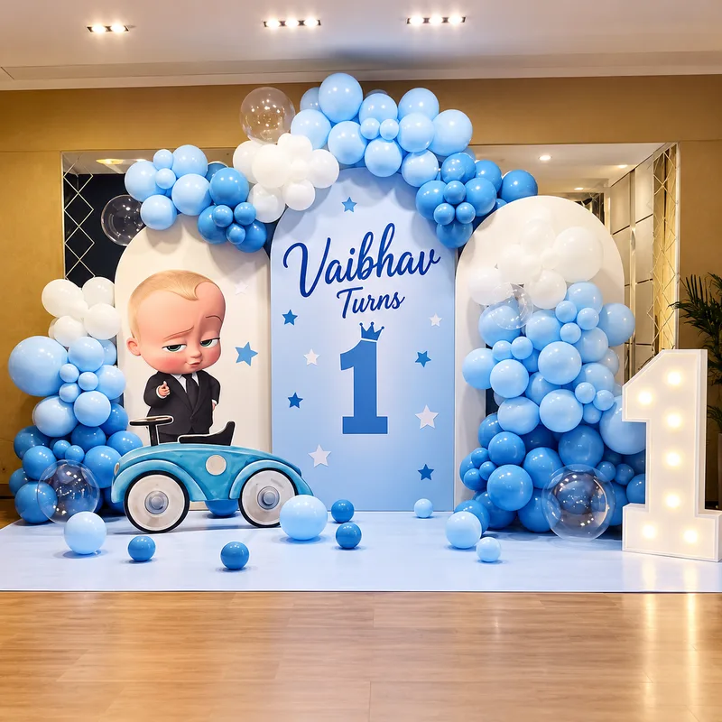 Royal Boss Baby Birthday Decor  1