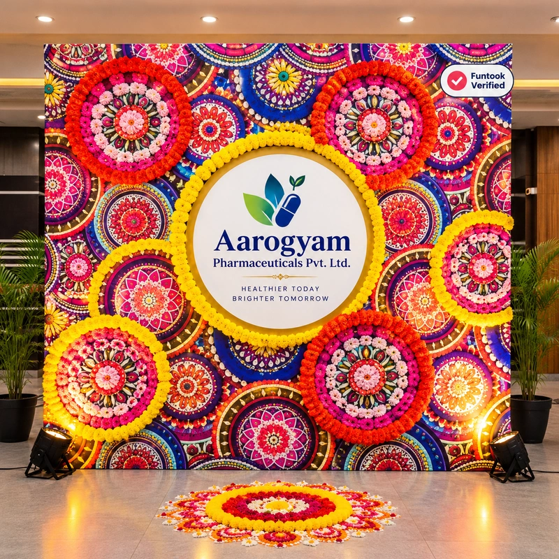 Diwali Backdrop For Corporate Office 1